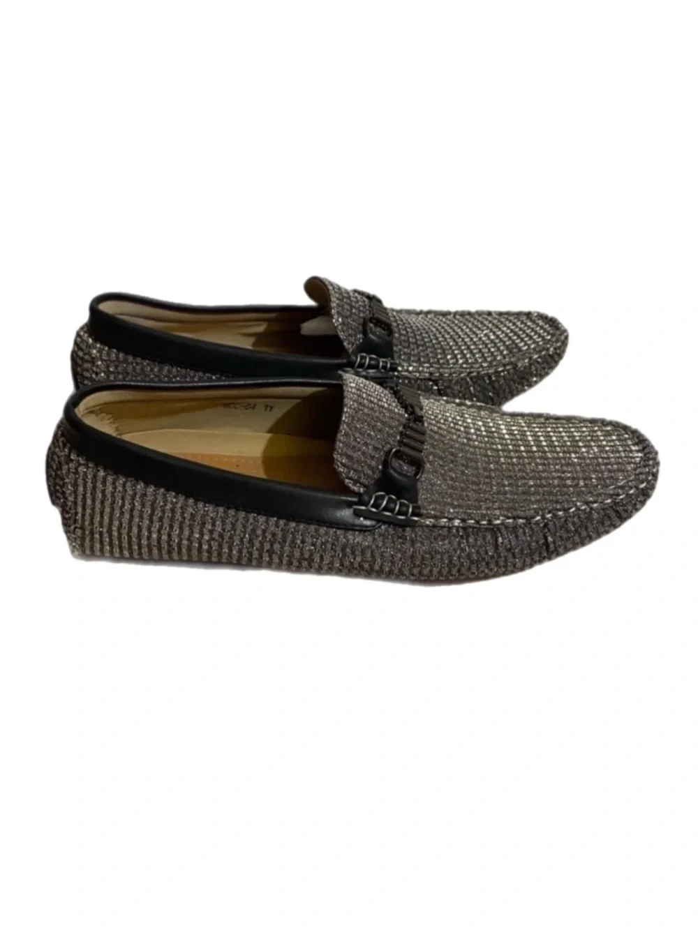 Royal Shoes Moccasin Driving Shoe Sparkling Slip On Glittery Formal Sz 11 Moc-64